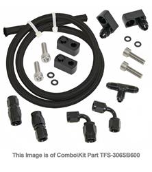 Trick Flow LS Engine Steam Line -4 AN Aluminum Trick Flow LS Engine Steam Line -4 AN Aluminum