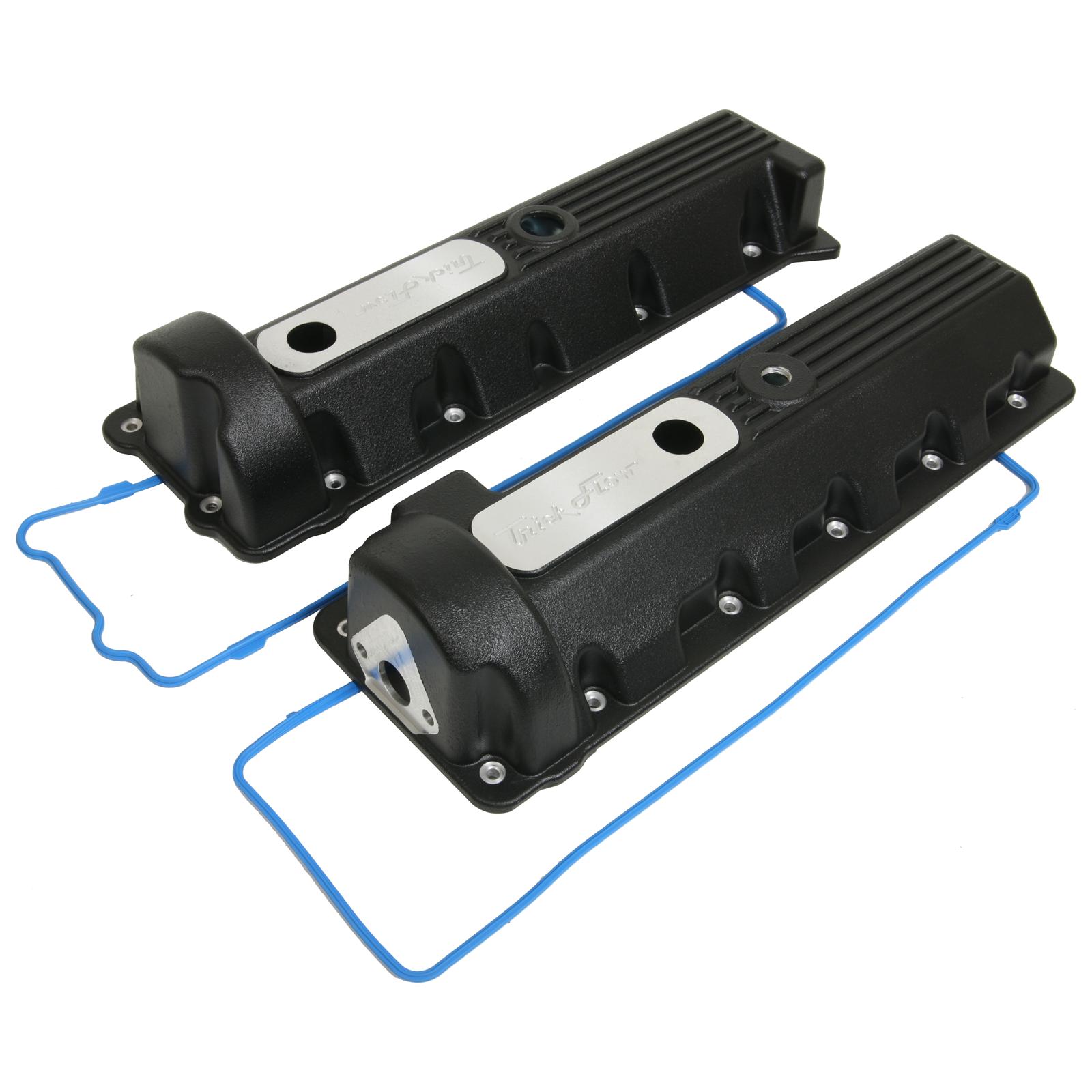 Trick Flow Valve Cover Kit Ford 4.6 Motor 11-Bolt Cast Aluminum Trick Flow Valve Cover Kit Ford 4.6 Motor 11-Bolt Cast Aluminum