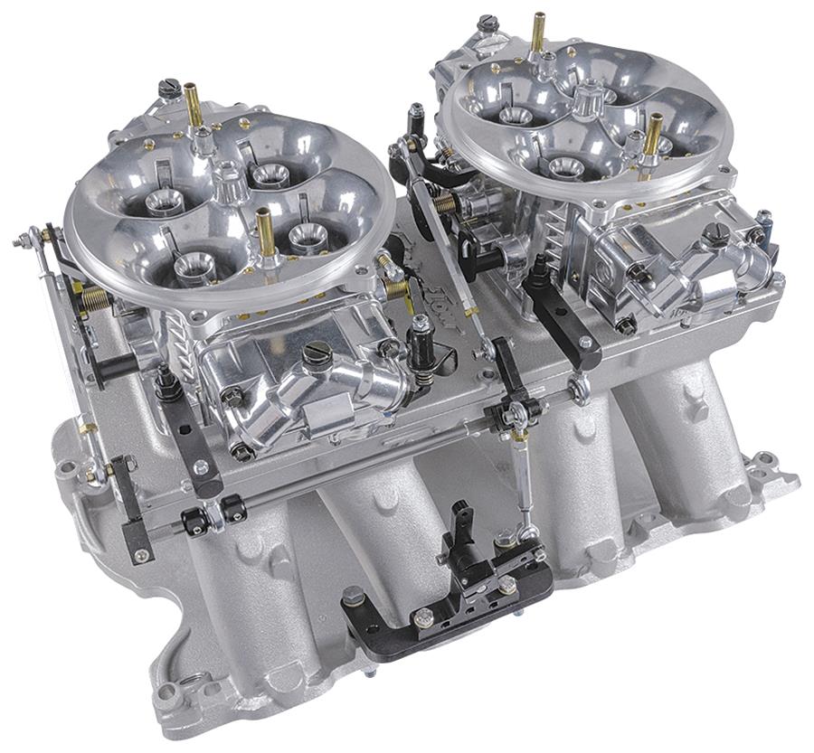Trick Flow Specialties TFS-54494140-LK Trick Flow® Dual Carburetor